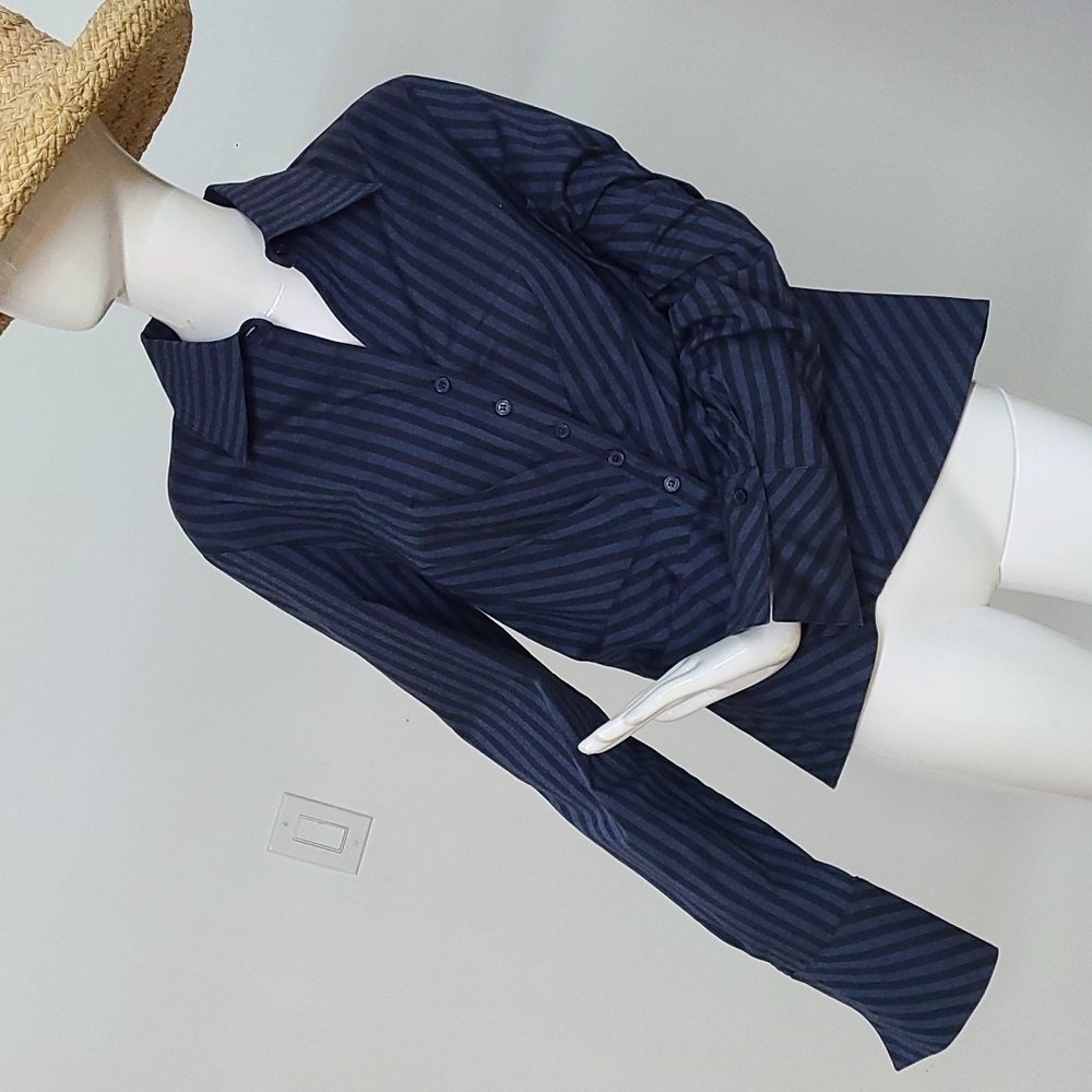 Finley Button Down Stroped Blouse